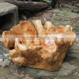 FDA Handmade and Factory Price Wood Root Carving Party Bowl thumbnail-1