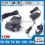 OEM ODM Wall Plug Adapter 12v 15v 9v 7.5v 6v 8.5v 5v 1a 2a Input 100 - 240v for Modem Scanner Printer thumbnail-6