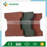 Easy to Install Maintain Interlock Dog Bone Rubber Floor for Parking