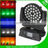 36*12W Zoom RGBWA 5 in 1 Led Moving Head Stage Lighting