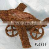 Rattan Planter,garden Planter,rattan Animal Basket,flower Planter,rattan Basket,animal Planter thumbnail-1