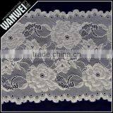 Lace Guipure Eyelash Fabrics Yarn Knitting Printed 100% Nylon Lace Fabric for Dresses Trim Skirts Garments Design 5918 thumbnail-2