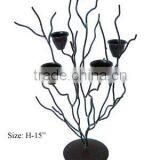 Candle Holder, Home Decor, Metal Candle Holder, Party Supplies thumbnail-1