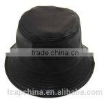 Custom Black Snake Leather Bucket Hat Wholesale thumbnail-6