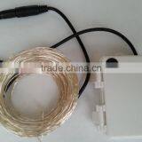 Waterproof Timer 10M 100 Leds Silver Copper Wire String Lights Outdoor Christmas Lighting thumbnail-6