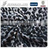 2015 Jiufan Textile Best-sold Roma Grey Leopard Polyester Ponti With Elastane Fashion Fabric thumbnail-2