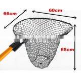 Landing Net Replacement Bag Rubber Mesh Netting thumbnail-3