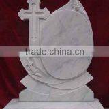 Christian Headstone Gravestone Marble Hand Carved Sculpture From Vietnam