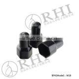 M16 Black Pvc Pipe Threaded End Cap, Screw Head Cover thumbnail-2