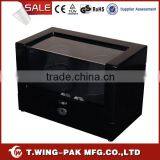 LED Light, Material Wood&velvet, Automatic Watch Movement Machine, 4 Watches Watch Winder for Sale thumbnail-5