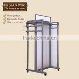 Wholesale Matte Black,Waterfall Hook Wall Mount Faceout With Panel Showcase Fixtures Display