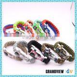 Low Price Guaranteed Quality Wholesale Custom Paracord Survival Bracelet thumbnail-5