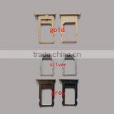 Hot Selling and Cheap Replacement Sim Tray for Iphone 6 Spare Part Sim Card Tray for Iphone 6 6 Plus Black/silver/gold Color