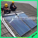 Pressurized ETC Solar Collectors With Copper Heatpipe for Residential Water Heater