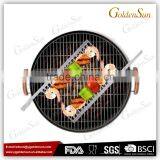 Set of 2 pcs Stianless Steel BBQ Grill Comb Skewers