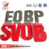 Self-adhesive Die Cut Colorful Glitter Eva Custom Stickers Alphabet Letter