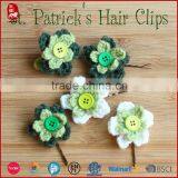 2016 Hot Sale Shamrock St. Patrick Hair Clip Chinese Manufacture thumbnail-3