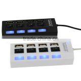 4 Port USB Hub Splliter USB 2.0 Hub USB Splitter With Separate ON/OFF Switch For Laptop Computer Notebook thumbnail-2