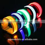 New design colorful luminous bracelets promotional flashlight led nylon wristband