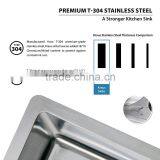 American Blanco Style Interior Kitchen Designs Handmade Kitchen Stainless Steel Sink Large Single Bowl With CUPC Approve 3018A Quality Choice thumbnail-5