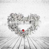 Wooden Crafts Heart Shaped Wooden Wreath