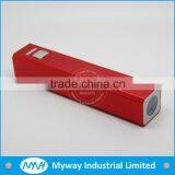 2014 Promotional Aluminum Flash Light Power Bank / Portable Phone Charger With Free Logo