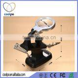 10 LED Folding Stand Desktop Magnifying Glass With LED Light With Clip