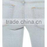 High Quality Cotton Spandex Ladies High Waist Denim Jeans thumbnail-4