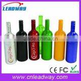 Colorful Metal Wine Bottle Usb Flash Drive 1gb 2gb 4gb 8gb 16gb Pendrive thumbnail-1