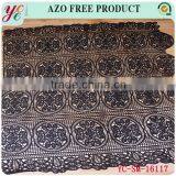Beautiful Chemical Lace Embroidery Hand Embroidery Net Fabric for Wedding Dress