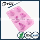 China Factory Price BPA Free Different Shape Silicone Baking Molds