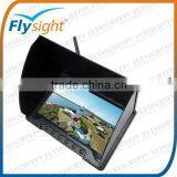 C886 7"TFT FPV Screen 5.8GHz HD LCD Monitor With Dual Receiver for RC Quadcopter Drone