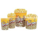 Disposable custom printed different size single wall chip food popcorn paper cup