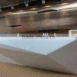 Modern Antique White and Beauty Salon Reception Desks,solid surface reception countertop