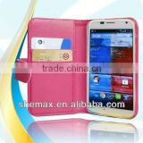 Wallet Leather Phone Case For Motorola Moto X