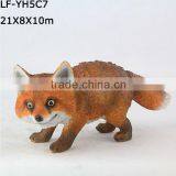 Polyresin Figurine Animal Fox Statue Decoration Home thumbnail-6