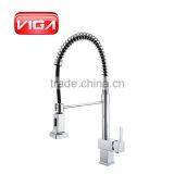 Good Quality Kitchen Mixer SS304 Spring Chrome Upc 61-9 Nsf Pull Down Kitchen Faucet thumbnail-6