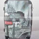 fashionable 100%PC hard trolley suitcase goods carrying luggage set