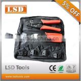 LSD good quilty HS-K02C mini combination crimping Tool Set with cable cutter,die set crimp tool set tool kit