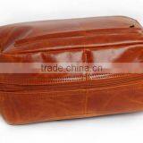 Boshiho Customized Logo Leather Wash Bag thumbnail-4