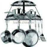 PF-PR014 Stainless Steel Kitchen Hanging Pot Rack thumbnail-1