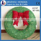 Christmas Occasion Decorated Christmas Led Light Garland Wreath thumbnail-3