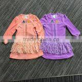 Wholesale Factory Price Top Design Fashion Small or Teenage Girls Dress With Ruffle thumbnail-1