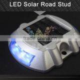 Aluminum Solar Power Blue Led Flashing Light Reflective Road Stud thumbnail-3