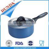 Aluminum Non-stick Milk Pot With Glass Lid