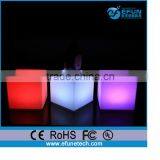 Rechargable Rgb Led Light Outdoor Cube, White Plastic Led Ice Cubes