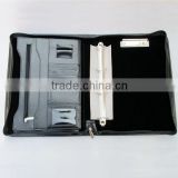 A4 Conference Portfolio Folder Case with Zip 4 Ringbinder Organiser with clip