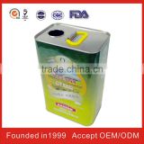 china square olive oil cans for FDA