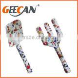 3pcs Garden Tool Set Including 2 Shovels,1 Fork With Floral Printing thumbnail-3
