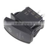 Dual Blue LED Backlit Laser Etched 3-Pin Rear Differential Lock Car Rocker Switch DC 12V 20A / 24V 10A thumbnail-1